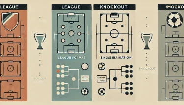 サッカーの試合形式：ノックアウト方式とリーグ方式のメリットとデメリット