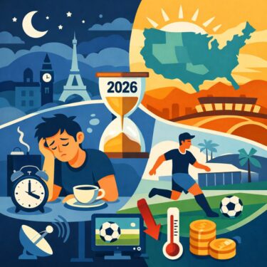 2026年W杯のキックオフ時刻を巡る波紋：欧州メディアが懸念する「深夜の祭典」と経済的打撃